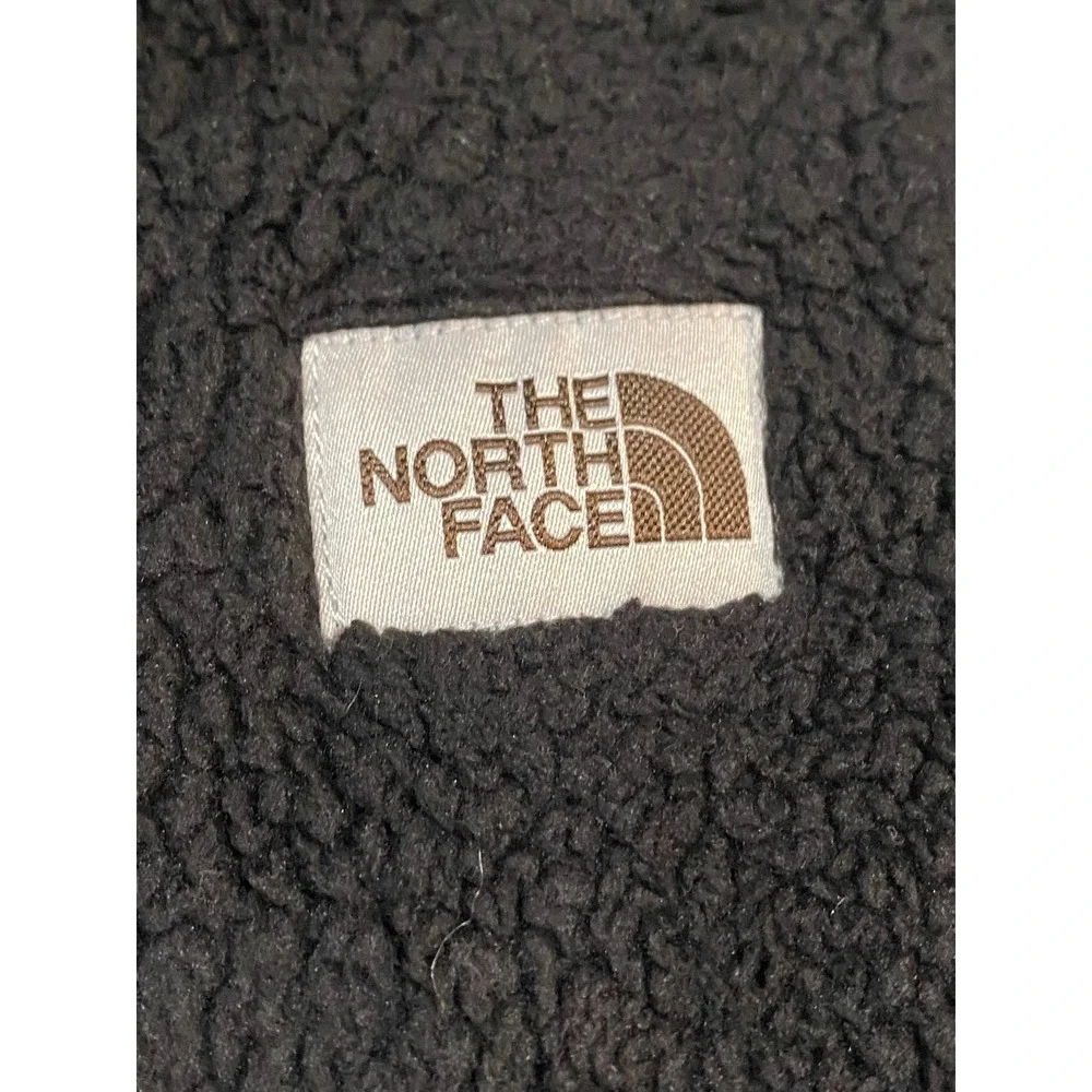 The North Face Campshire Sherpa Fleece Vest Black Tan NF0A3YRU Mens Small
